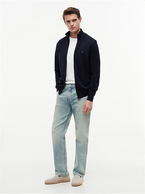essential cotton zip thru TOMMY HILFIGER | MW0MW36517DW5